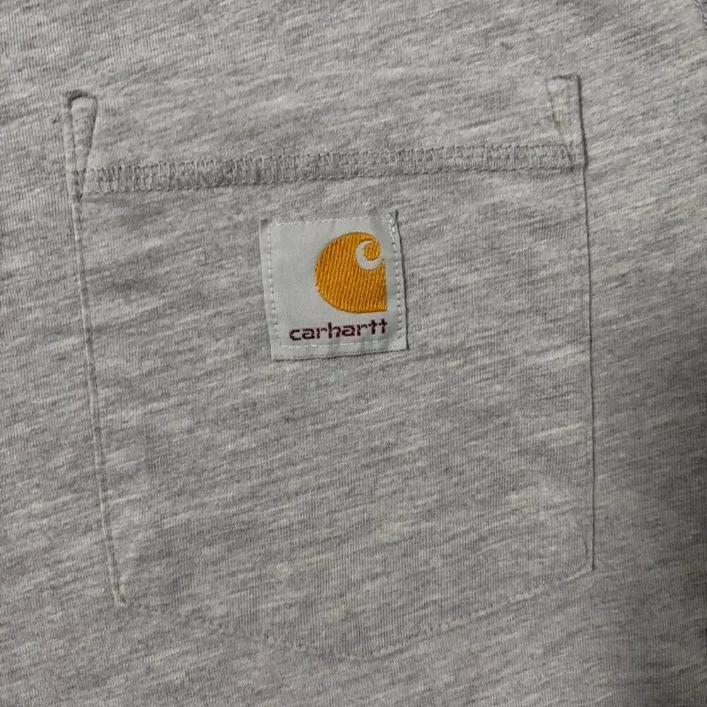 Vintage gray carhartt pocket tee